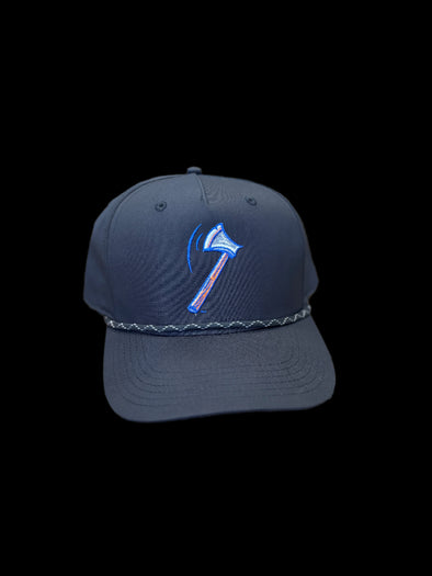 black rope axe hat
