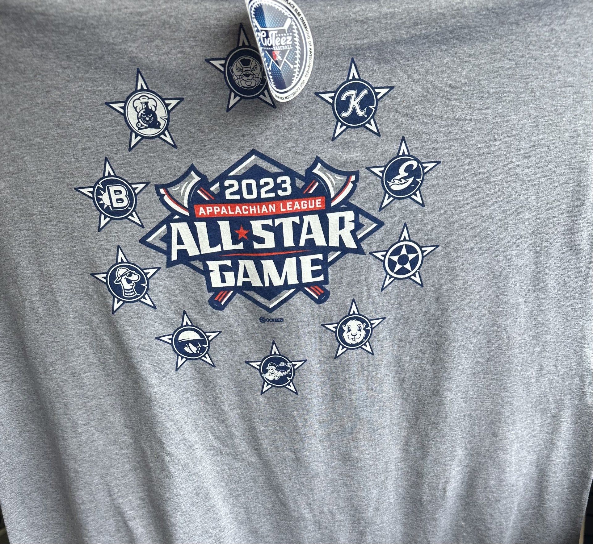 2023 Appy League All-Star Game Grey Tee – Kingsport Axmen